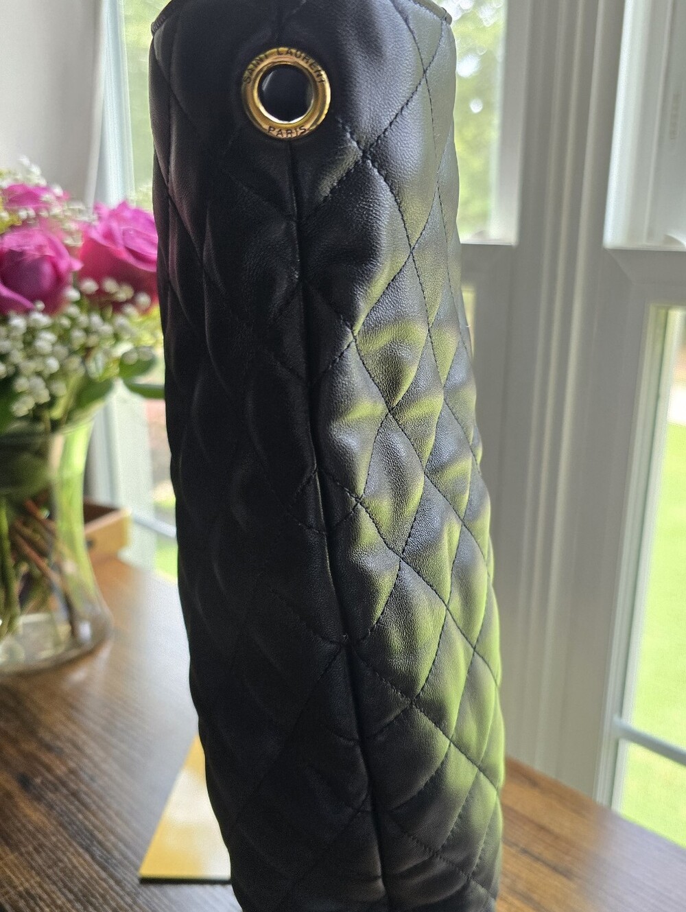 Saint Laurent Quilted Lambskin Maxi Icare Shopping Bag - Picture 5 of 16